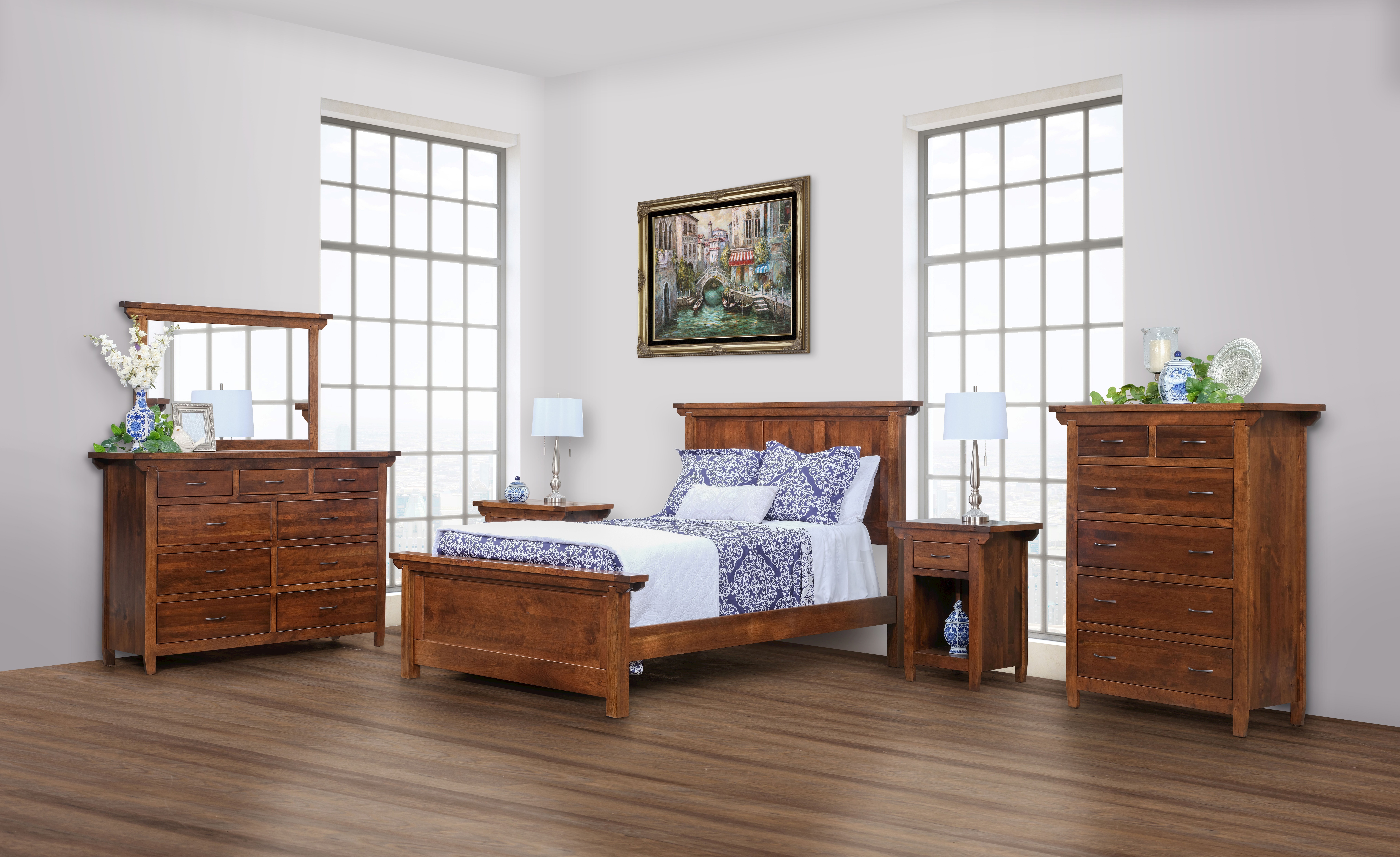 Briarwood Hand Joinery Eastern King Panel Bed is available in the